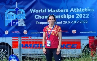 Beltran durant l'últim Mundial a l'aire lliure de Tampere (Finlàndia) | Cedida